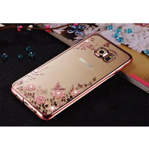 Wholesale Samsung Galaxy S7 Secret Garden Electroplate Hybrid Case (Rose Gold)